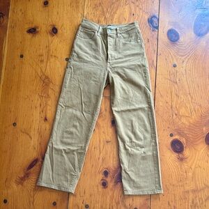 Levi’s camel color Ribcage pants, size 26
